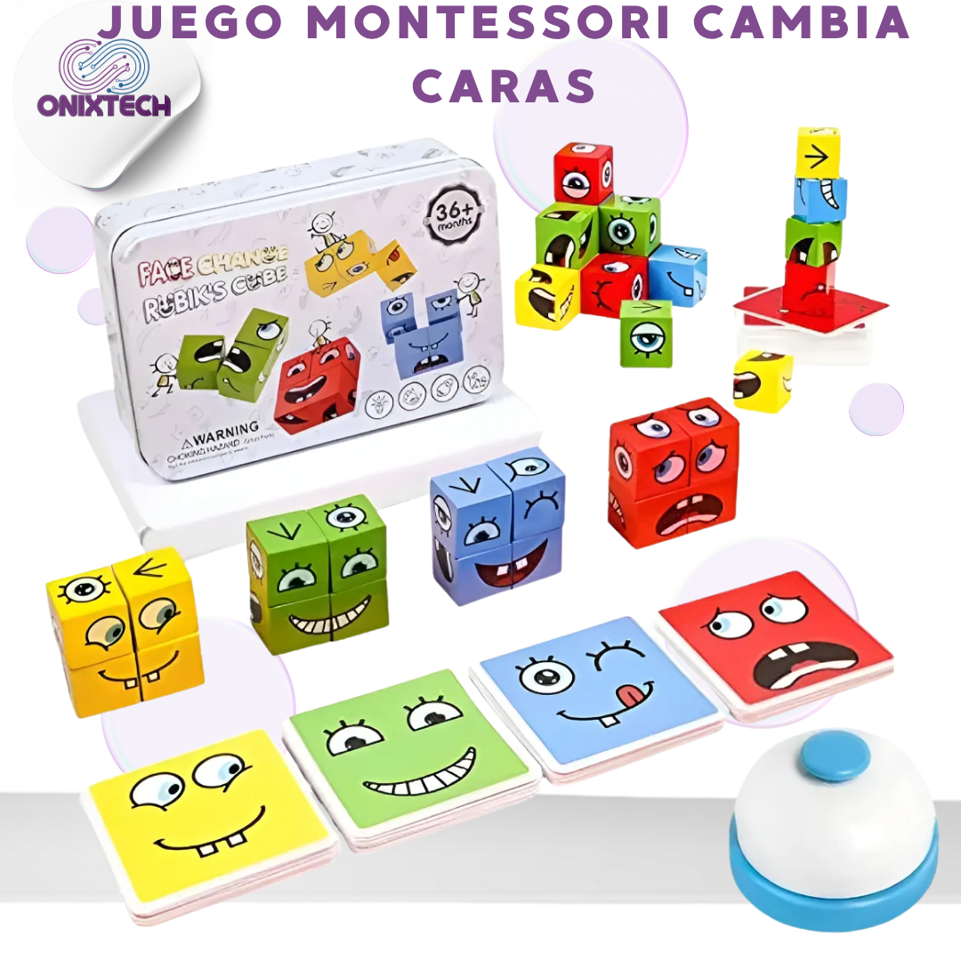 JUEGO MONTESSORI CAMBIA CARAS